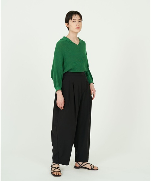 conges payes ADIEU TRISTESSE(コンジェ ペイエ アデュートリステス)の「ストレッチバルーンパンツ(その他パンツ・レディース・ブラック/ベージュ/ミント・38)」の22枚目の写真
