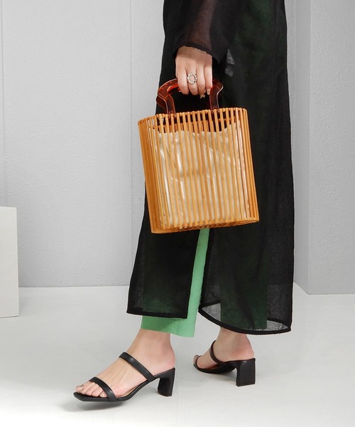 alala（アララ）の「スクエアトゥ華奢ミュール（サンダル・レディース・アイボリー/ブラック/パープル/イエロー/シルバー・S/M/L/LL）」の3枚目の写真