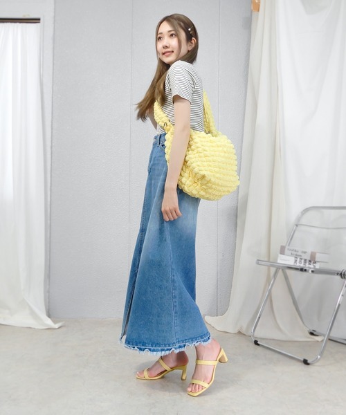 alala（アララ）の「スクエアトゥ華奢ミュール（サンダル・レディース・アイボリー/ブラック/パープル/イエロー/シルバー・S/M/L/LL）」の9枚目の写真