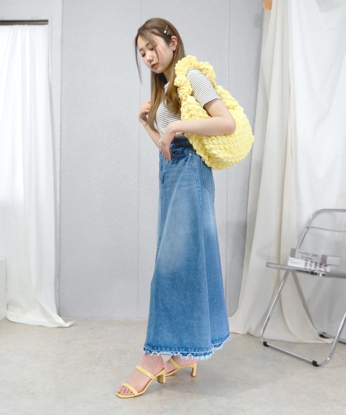 alala（アララ）の「スクエアトゥ華奢ミュール（サンダル・レディース・アイボリー/ブラック/パープル/イエロー/シルバー・S/M/L/LL）」の10枚目の写真