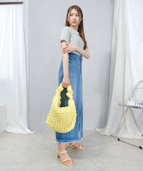 alala（アララ）の「スクエアトゥ華奢ミュール（サンダル・レディース・アイボリー/ブラック/パープル/イエロー/シルバー・S/M/L/LL）」の11枚目の写真