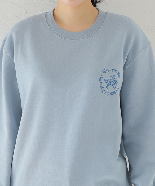 Oriens JOURNAL STANDARD(オリエンス ジャーナルスタンダード)の「Monogram motif / モノグラムモチーフスウェット(スウェット・レディース・ホワイト/ベージュ/ブルー・MEDIUM/LARGE)」の13枚目の写真