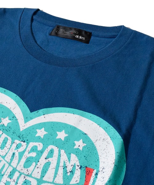 ALDIES(アールディーズ)の「DDC Binding Big T / ディーディーシーバインディングビッグT(Tシャツ/カットソー・メンズ・ホワイト/ブルー/ホワイト×レッド・FREE)」の5枚目の写真