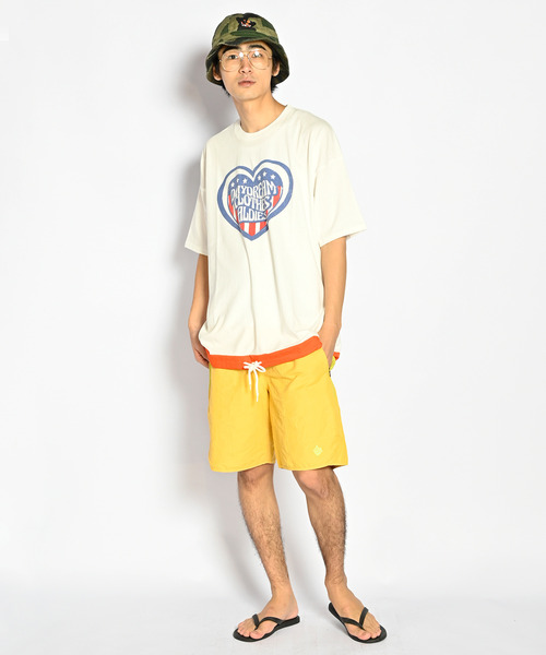ALDIES(アールディーズ)の「DDC Binding Big T / ディーディーシーバインディングビッグT(Tシャツ/カットソー・メンズ・ホワイト/ブルー/ホワイト×レッド・FREE)」の16枚目の写真