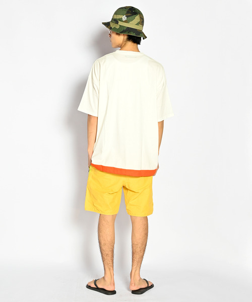 ALDIES(アールディーズ)の「DDC Binding Big T / ディーディーシーバインディングビッグT(Tシャツ/カットソー・メンズ・ホワイト/ブルー/ホワイト×レッド・FREE)」の6枚目の写真