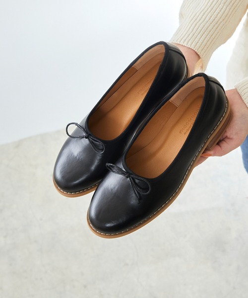 mooimooi（モーイモーイ）の「トラッド バレエシューズ（ローファー・レディース・ブラック/アイボリー/グレイッシュベージュ・22.5cm/23.0cm/23.5cm/24.0cm/24.5cm/25.0cm/25.5cm/26.0cm/21.5cm/22.0cm）」の7枚目の写真