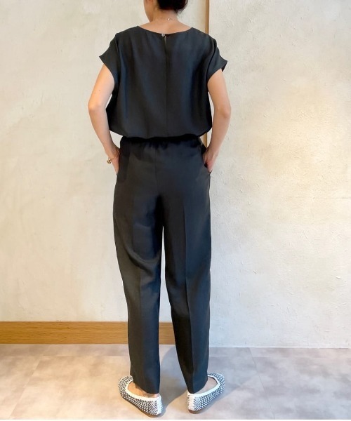 BEARDSLEY(ビアズリー)の「麻調合繊ラフプルオーバーブラウス(シャツ/ブラウス・レディース・ベージュ/グリーン/ダークグレー・FREE)」の8枚目の写真