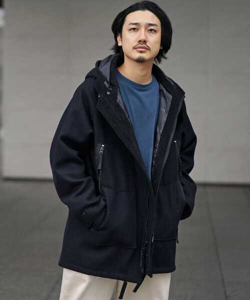 Uncut Bound（アンカットバウンド）の「SCH-701EG Utility Ho（ステンカラーコート・メンズ・ブラック・MEDIUM）」の21枚目の写真