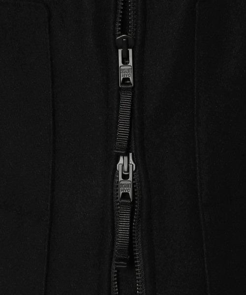 Uncut Bound（アンカットバウンド）の「SCH-701EG Utility Ho（ステンカラーコート・メンズ・ブラック・MEDIUM）」の6枚目の写真