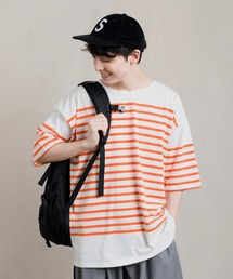 パネルボーダーTシャツ