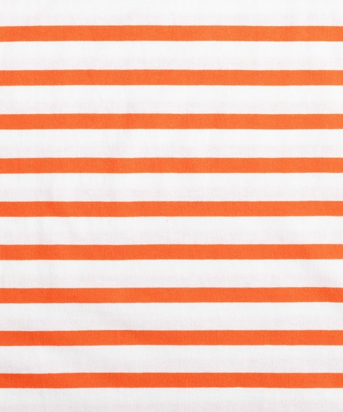 MUHET（ミュエータ）の「パネルボーダーTシャツ（Tシャツ/カットソー・レディース・オレンジ/グリーン・MEDIUM/X-LARGE）」の17枚目の写真