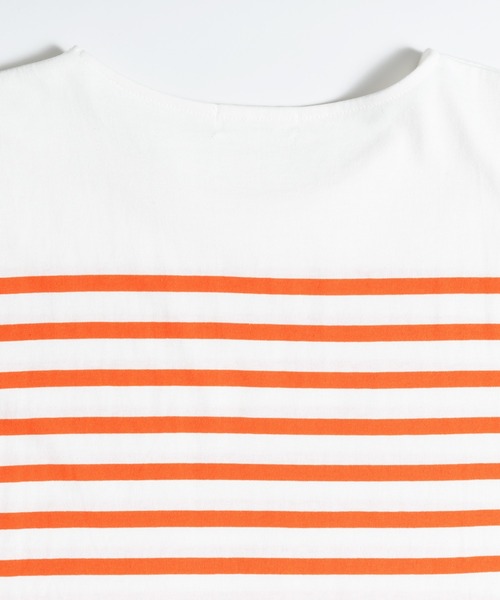 MUHET（ミュエータ）の「パネルボーダーTシャツ（Tシャツ/カットソー・レディース・オレンジ/グリーン・MEDIUM/X-LARGE）」の20枚目の写真