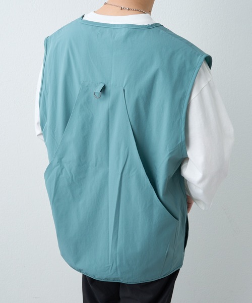 DISCOAT（ディスコート）の「NCストレッチベスト（ベスト・メンズ・ダークグリーン/サックスブルー・MEDIUM/LARGE）」の16枚目の写真
