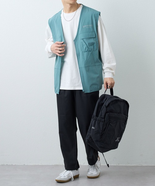 DISCOAT（ディスコート）の「NCストレッチベスト（ベスト・メンズ・ダークグリーン/サックスブルー・MEDIUM/LARGE）」の11枚目の写真