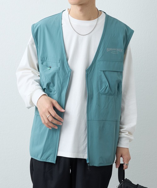 DISCOAT（ディスコート）の「NCストレッチベスト（ベスト・メンズ・ダークグリーン/サックスブルー・MEDIUM/LARGE）」の19枚目の写真