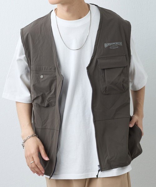 DISCOAT（ディスコート）の「NCストレッチベスト（ベスト・メンズ・ダークグリーン/サックスブルー・MEDIUM/LARGE）」の13枚目の写真