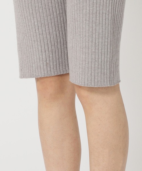 U by SPICK&SPAN（ユーバイスピックアンドスパン）の「【LEPIDOS/レピドス】 RIB KNIT BILER SHORT◆（その他パンツ・レディース・グレー/オレンジ・FREE）」の9枚目の写真