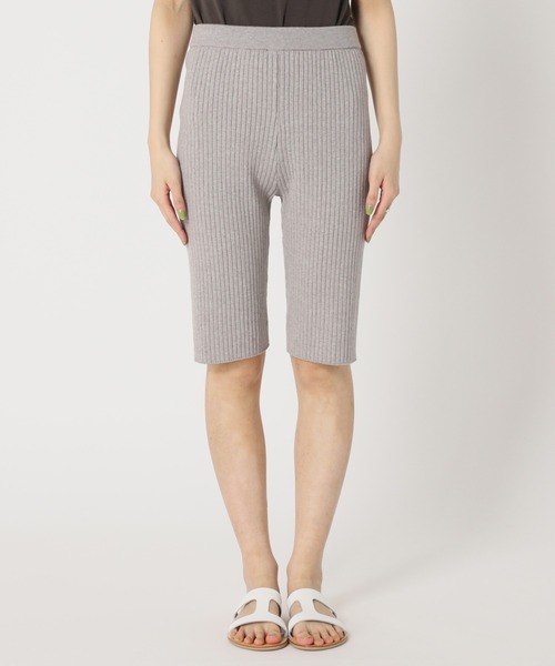 U by SPICK&SPAN（ユーバイスピックアンドスパン）の「【LEPIDOS/レピドス】 RIB KNIT BILER SHORT◆（その他パンツ・レディース・グレー/オレンジ・FREE）」の16枚目の写真