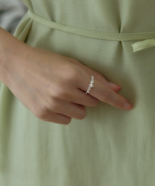 Geel(ギール)の「Geel/Silver925 つぶつぶリング(リング・レディース・ゴールド/シルバー・FREE)」の2枚目の写真