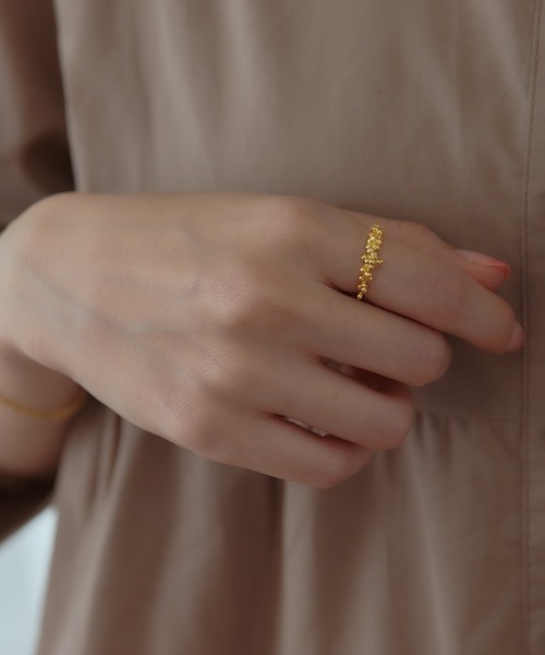 Geel(ギール)の「Geel/Silver925 つぶつぶリング(リング・レディース・ゴールド/シルバー・FREE)」の1枚目の写真