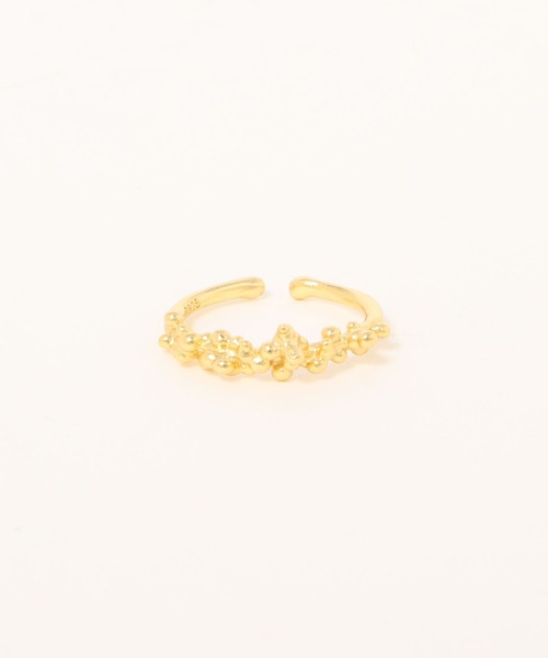 Geel(ギール)の「Geel/Silver925 つぶつぶリング(リング・レディース・ゴールド/シルバー・FREE)」の4枚目の写真