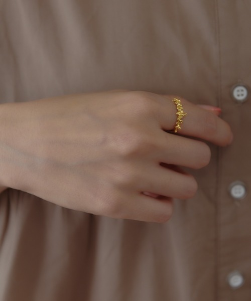 Geel(ギール)の「Geel/Silver925 つぶつぶリング(リング・レディース・ゴールド/シルバー・FREE)」の8枚目の写真