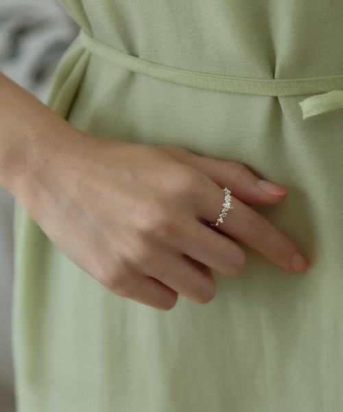 Geel(ギール)の「Geel/Silver925 つぶつぶリング(リング・レディース・ゴールド/シルバー・FREE)」の6枚目の写真