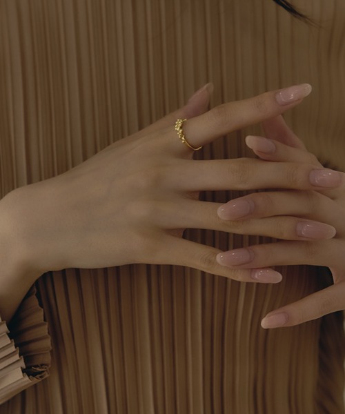 Geel(ギール)の「Geel/Silver925 つぶつぶリング(リング・レディース・ゴールド/シルバー・FREE)」の10枚目の写真