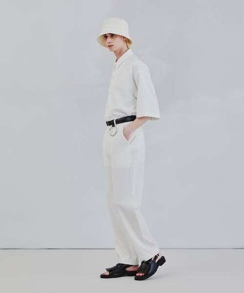 tk.TAKEO KIKUCHI(ティーケータケオキクチ)の「◆カラーステッチベイカーパンツ(その他パンツ・メンズ・ブラック/アイボリー・02/03)」の22枚目の写真