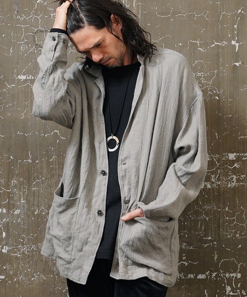 COMOLI 25SSコモリコットンメッシュ ノースリーブ BLACK