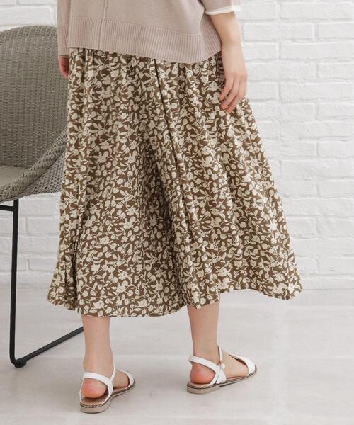 SHOO・LA・RUE(シューラルー)の「◆【接触冷感】スカート見えサラサラガウチョパンツ(その他パンツ・レディース・オリーブ系/ネイビー系5/ブラック系6/ブラック系・00)」の17枚目の写真