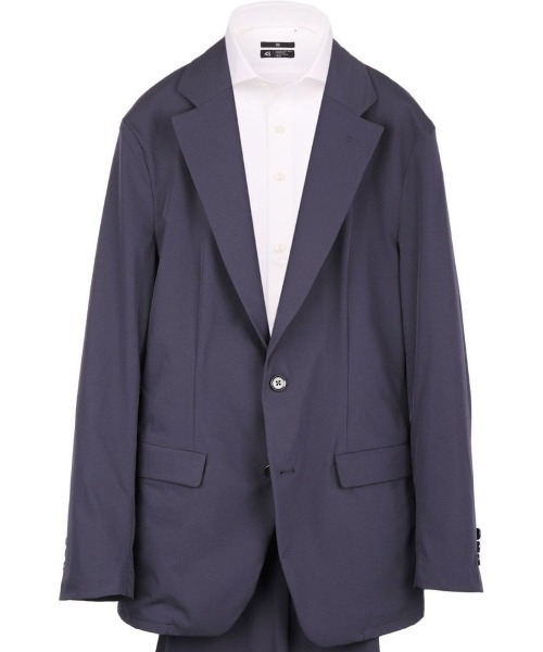 スーツセレクト　SUIT SELECT ネイビー スーツ 2パンツ　BB7 CLASSICO TAPERED】【年間】2釦シングルスーツ 1タック/ネイビー