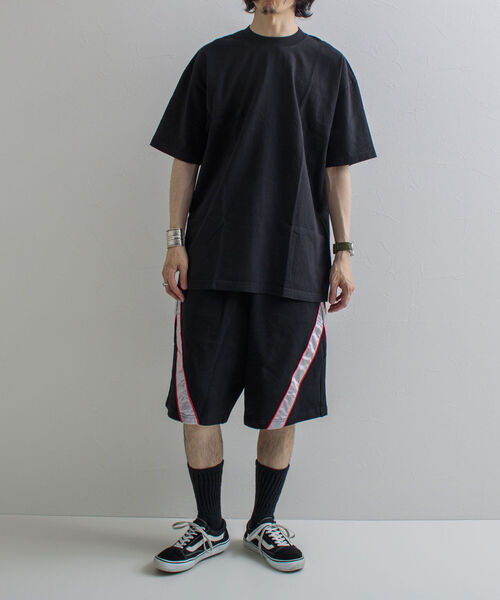 LOS ANGELES APPAREL（ロサンゼルスアパレル）の「【WEB限定】【Los Angeles Apparel/ロサンゼルスアパレル】ガーメントダイTシャツ（Tシャツ/カットソー・メンズ・ライトグレー/ブラック/オフホワイト/サックスブルー/ミント/キナリ・MEDIUM/LARGE/X-LARGE）」の9枚目の写真