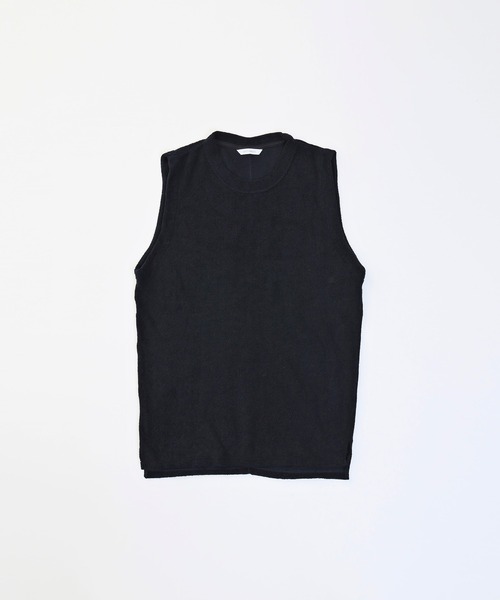 VICTIM（ヴィクティム）の「VICTIM ヴィクティム / NO SLEEVE PILE TEE / VTM-22-T-038（タンクトップ・メンズ・オリーブ/ブラウン/ネイビー・L/M）」の6枚目の写真