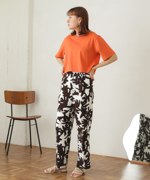 SENSE OF PLACE by URBAN RESEARCH（センスオブプレイスバイアーバンリサーチ）の「センタープレスストレートパンツ（その他パンツ・レディース・ベージュ系その他/ブラウン系その他/グリーン系その他・SMALL/MEDIUM）」の17枚目の写真