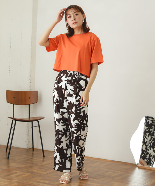 SENSE OF PLACE by URBAN RESEARCH（センスオブプレイスバイアーバンリサーチ）の「センタープレスストレートパンツ（その他パンツ・レディース・ベージュ系その他/ブラウン系その他/グリーン系その他・SMALL/MEDIUM）」の20枚目の写真