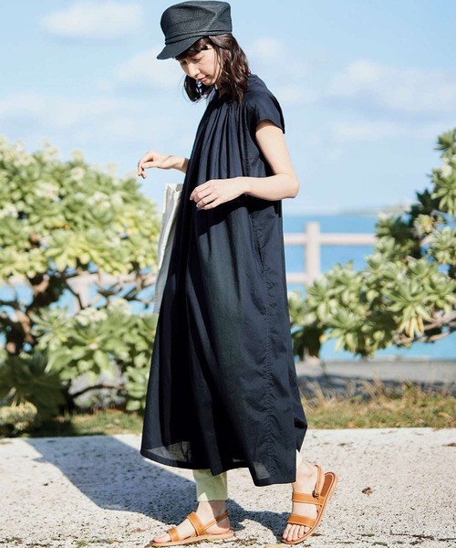 Sunny clouds（サニークラウズ）の「サニークラウズ　風の通り道セーラーワンピース（ワンピース・レディース・ネイビー/ブルー・MEDIUM/LARGE/X-LARGE/XX-LARGE/NM）」の6枚目の写真