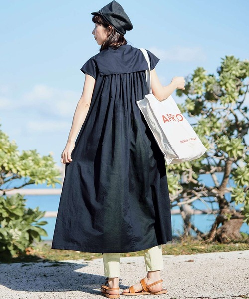 Sunny clouds（サニークラウズ）の「サニークラウズ　風の通り道セーラーワンピース（ワンピース・レディース・ネイビー/ブルー・MEDIUM/LARGE/X-LARGE/XX-LARGE/NM）」の7枚目の写真