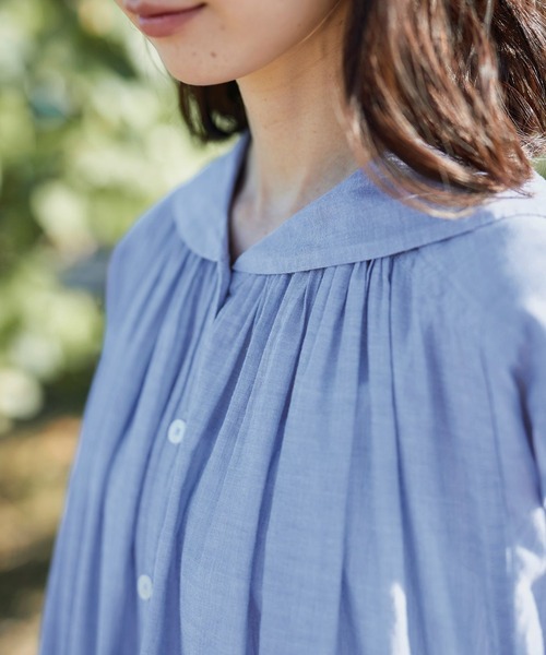 Sunny clouds（サニークラウズ）の「サニークラウズ　風の通り道セーラーワンピース（ワンピース・レディース・ネイビー/ブルー・MEDIUM/LARGE/X-LARGE/XX-LARGE/NM）」の17枚目の写真