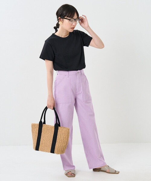FREAK'S STORE（フリークスストア）の「カラーミ二Tシャツ（Tシャツ/カットソー・レディース・ブラック/ブラウン/オフホワイト/オレンジ/グリーン/ピンク系その他・ﾌﾘ-）」の20枚目の写真