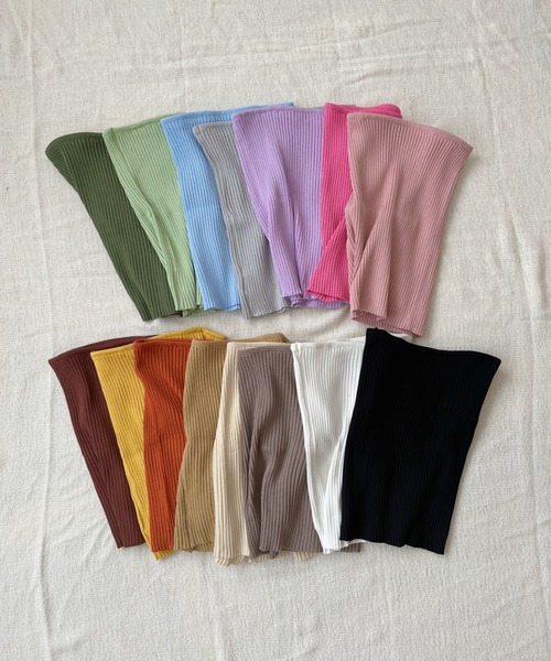 CLEA（クレア）の「【全1５色/カラバリ豊富】テレコリブベアトップインナー（チューブトップ・レディース・ホワイト/ライトグレー/ライトブルー/ブラック/ベージュ/パープル/ブラウン/カーキ/ピンク/イエロー/オレンジ/ライトグリーン/アイボリー/ピンク系その他/グレイッシュベージュ・FREE）」の16枚目の写真