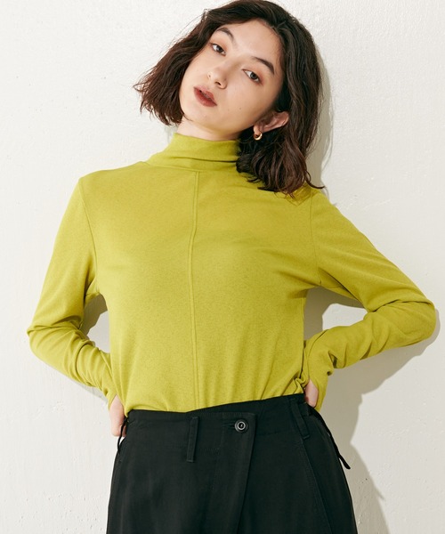 Lui's（ルイス）の「前後2WAYピケスムースカットソートップス（Tシャツ/カットソー・レディース・イエロー/ブラック/ホワイト・FREE）」の15枚目の写真