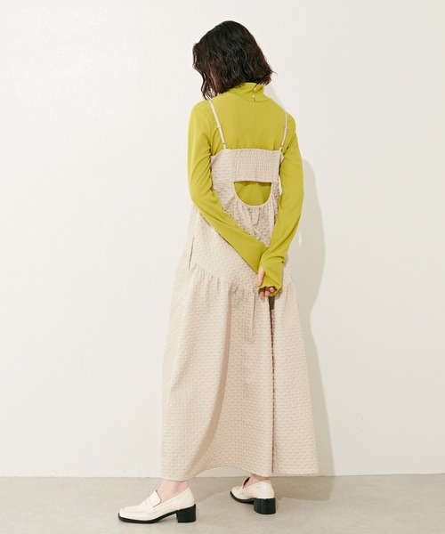 Lui's（ルイス）の「前後2WAYピケスムースカットソートップス（Tシャツ/カットソー・レディース・イエロー/ブラック/ホワイト・FREE）」の20枚目の写真