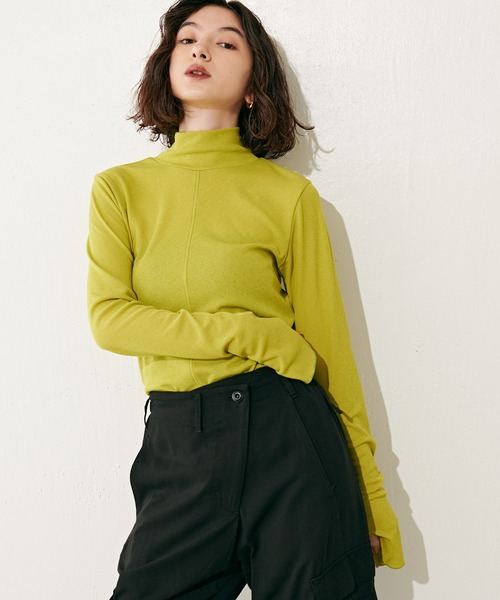 Lui's（ルイス）の「前後2WAYピケスムースカットソートップス（Tシャツ/カットソー・レディース・イエロー/ブラック/ホワイト・FREE）」の14枚目の写真