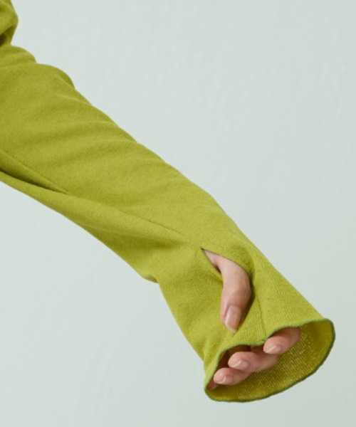 Lui's（ルイス）の「前後2WAYピケスムースカットソートップス（Tシャツ/カットソー・レディース・イエロー/ブラック/ホワイト・FREE）」の5枚目の写真