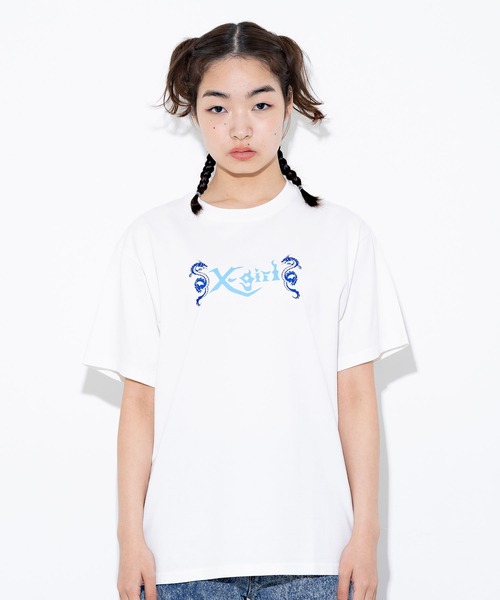 売れ筋商品|||カールバンクス カットソー レディース  White, Deep Sea Blue TAKA-Q｜ハンチ/HUNCH シアーカットソー 半袖 レディース シャツ