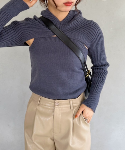 MYMOOD.（マイムード）の「leather big belt shoulder bag／PU太ベルトショルダーバッグ ２WAYショルダーバッグ（ショルダーバッグ・レディース・ブラック/ブラウン/ベージュ/アイボリー・FREE）」の11枚目の写真