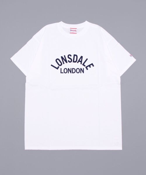 NEW LONSDALE(ロンズデール) ワンポイントTシャツ NEW LONSDALE(ロンズデール) ラウンド ロゴTシャツ (LONSDALE/T