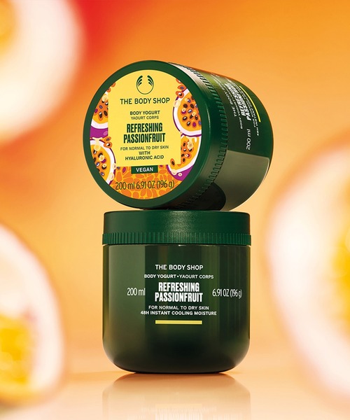 THE BODY SHOP(ザ・ボディショップ)の「【数量限定】ボディヨーグルト リフレッシング パッションフルーツ 200mL(ボディケア/ボディクリーム・レディース・その他・FREE)」の1枚目の写真