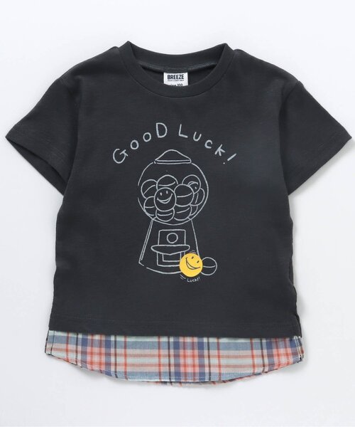 24SS✨プリーツプリーズ FIZZY ペイント柄 半袖 カットソー Tシャツ セール】【リンク/ジュニア対応】4柄グラフィック半袖Tシャツ（T